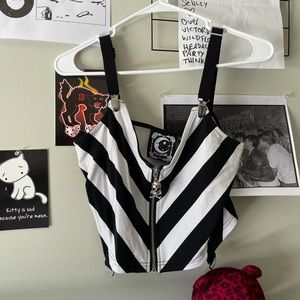 KILLSTAR Striped O Negative top